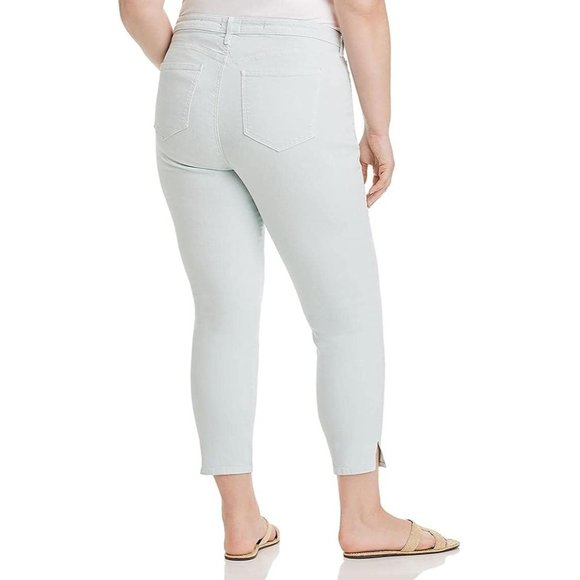 NYDJ Plus Ami Skinny Slit Ankle Jeans in Desert Dew - NWT Size 22W - Picture 2 of 2